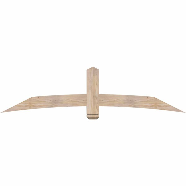 Ekena Millwork Bellingham Smooth Timber Gable Bracket, Douglas Fir, 84"W x 21"H x 3 1/2"D x 5 1/2"F, 6/12 Pitch GBW084X21X0406BEL00SDF - main